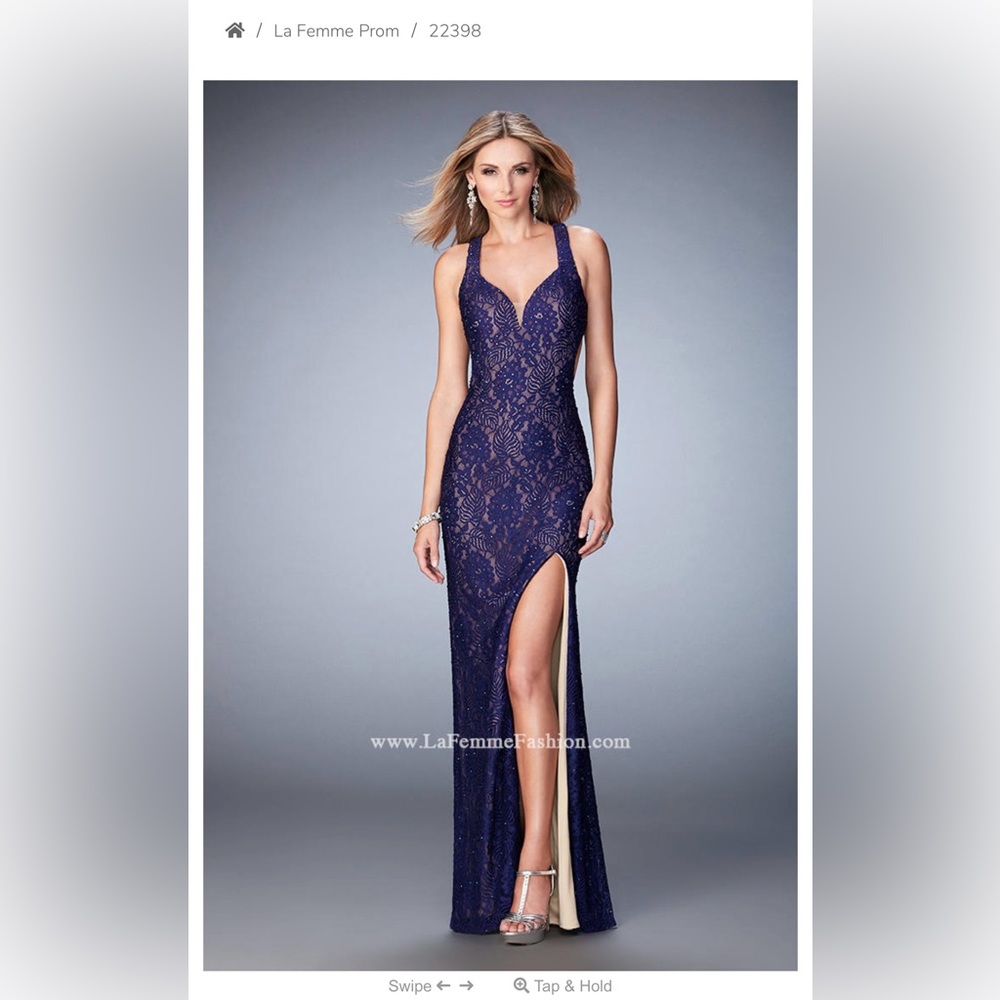 La femme prom dress